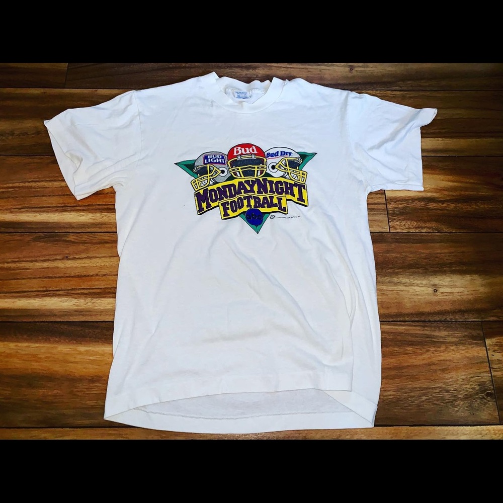 VTG 90s Monday Night Football Bud Light Stoney